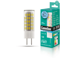 Лампа светод. капсул. Camelion LED3.5-JC/845/G4 (3.5Вт 12В)