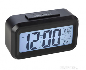 Часы электронные HOMESTAR HS-0110 черные