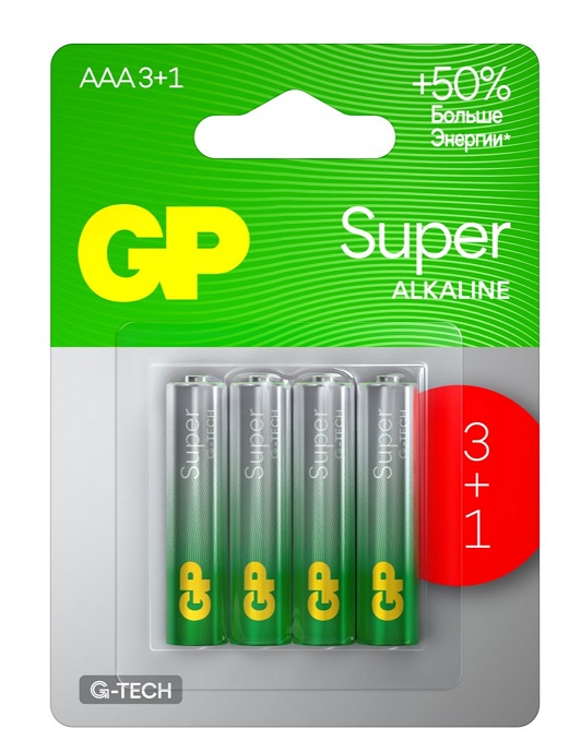 Элементы питания GP 24AA213/1-2CRSBC4 (4шт!) Promo